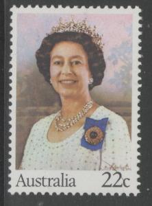 AUSTRALIA SG741 1980 BIRTHDAY OF QEII MNH