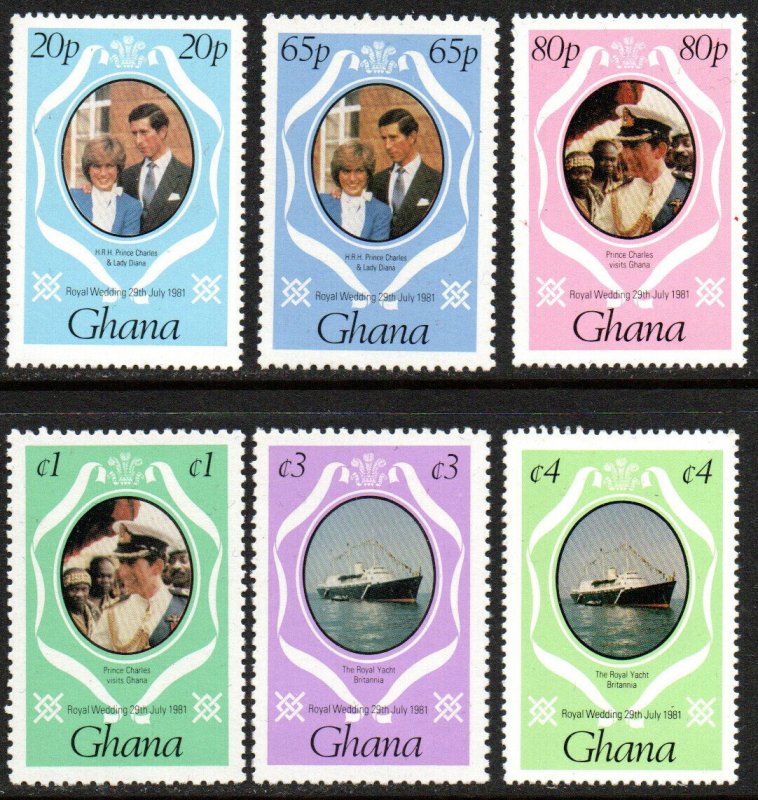 Ghana Sc #759-761 MNH