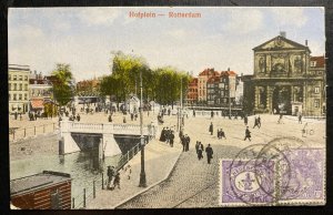 1920 Rotterdam Netherlands Picture Postcard Cover To Munich Germany Hofplein