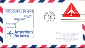 FFC 1970 - American Airlines - New York, NY to Auckland - F34586