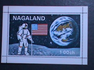 ​NAGALAND-1972-FIRST MAN LANDING ON THE MOON MNH S/S VF WE SHIP TO WORLD WIDE