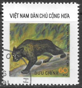 Vietnam North Scott 814 CTO 60xu Leopard Issue of 1976