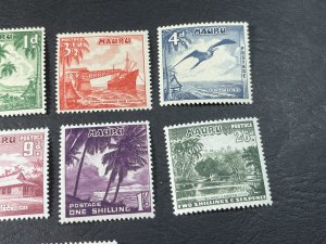 NAURU # 39-47-MINT/HINGED-----COMPLETE SET------1954