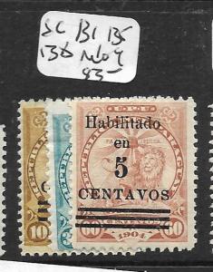 PARAGUAY (PP2604B)  LION SC 131, 135, 138  MOG