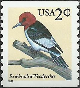 # 3045 MINT NEVER HINGED RED-HEADED WOODPECKER