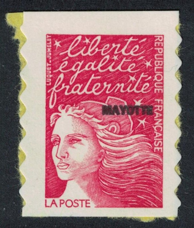 Mayotte Stamp of France optd 'MAYOTTE' self-adhesive 1997 MNH SG#65