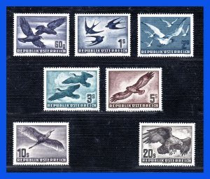 1950 - 1963 - Austria - Scott n C 54 / C 60 - MNH - V. Catalogo 350 € - AU- 234