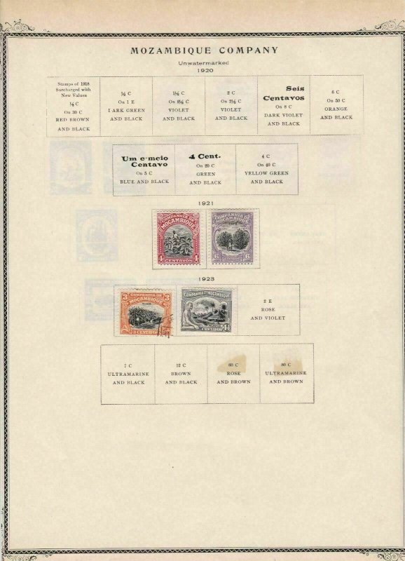 mozambique company stamps page ref 17094