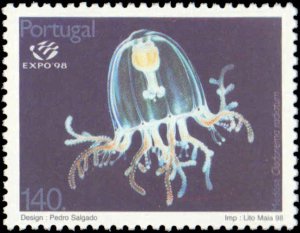 Portugal #2215-2218, Complete Set(4), 1998, Marine Life, Stamp Show, Never Hi...