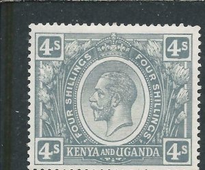 KUT 1922-27 4s GREY LMM SG 91 CAT £42