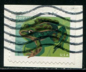 5396 US (55c) Frogs - Northern Leopard Frog SA, used on paper