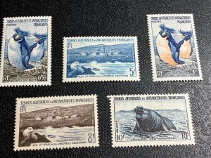 French Southern & Antarctic Territories Scott 2-6 Mint (partial set)