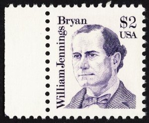 US 2195 MNH VF $2 William J. Bryan Statesman Large Block Tagging