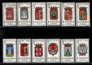 SPAIN SC# 1045-56 FVF/MOG