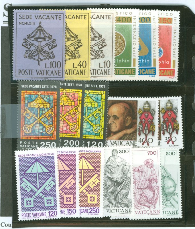 Vatican City #362/717 Mint (NH) Single (Complete Set)