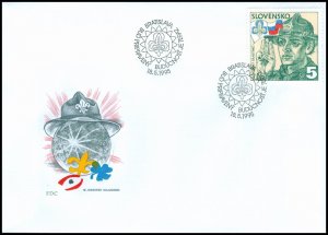 Slovakia 1995 FDC 67 Slovak Scouting