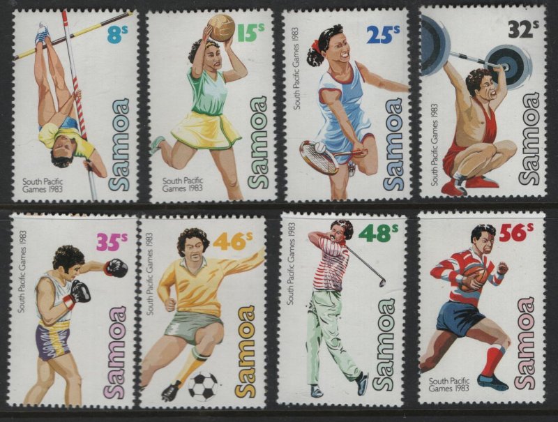 SAMOA,  592-599  MNH    SET