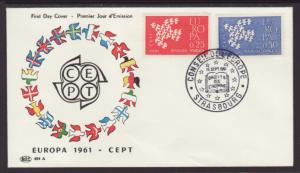 France 1005-1006 Europa U/A FDC