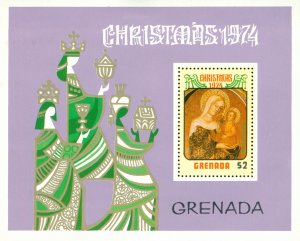 RK1-0272 GRENADA 582 MH SS CHRISTMAS 1974 BIN $1.25