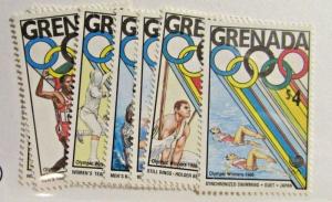 GRENADA Scott #1685-92** MNH Olympics stamp set ,very fine