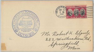 77255 - USA - Postal History - COVER from WETHERSFIELD, Connecticut  1931