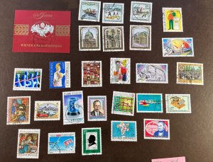 AUSTRIA USED *1993* issues plus Souvenir Sheet - Nice! Catalog $19.00