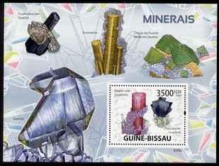 Guinea - Bissau 2009 Minerals perf s/sheet unmounted mint...