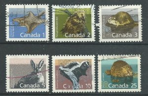 Can #1155-58,1160-61   -1   Used    VF 1988 PD