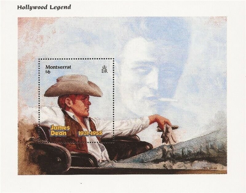 Montserrat - 1996 James Dean - Set of 2 Souvenir Sheets - 13B-005