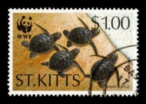 St. Kitts #384 used