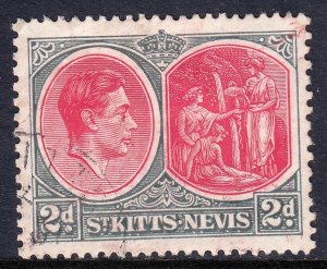 St. Kitts-Nevis - Scott #82a - Used - Marking on reverse - SCV $3.00