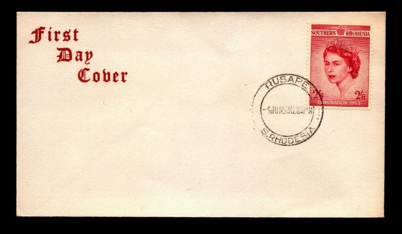 Southern Rhodesia 1953 QEII Coronation FDC - L13138