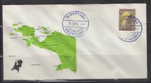 Netherlands New Guinea cover postmark MINDIPTANA 1961 (#23)