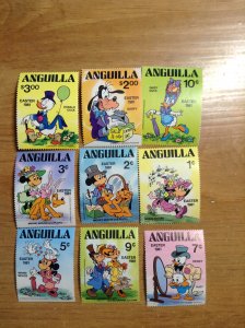 Anguilla  #  434-442   MNH