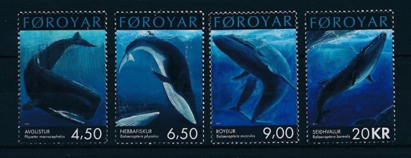 [28281] Faroe Islands 2001 Marine Life Whales MNH