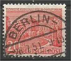 BERLIN, 1949, used 20pf Buildings Scott 9N49