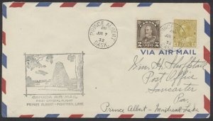 1932 Flight Cover Prince Albert to Montreal Lake SASK Admiral-Arch AAMC 3215