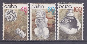 Aruba 61-63 MNH 1990 Archeological Discoveries Set of 3