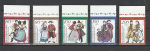 Germany, 1994 MHN Set Of 5 Semi-Postals, CV-$7.05