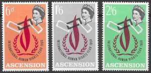 Ascension Scott 115-117 MLH International Human Rights Year Set of 1968