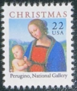 Scott #2244 1986 22¢ Traditional Christmas Madonna and Child MNH OG VF/XF