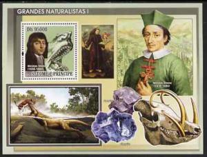 St Thomas & Prince Islands 2008 Famous Naturalists #1...