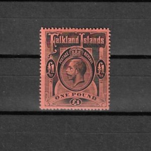 FALKLAND ISLANDS 1912/20 SG 69 MLH £550