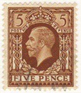 Great Britain #217 used - 5p king