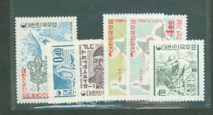 Korea #359/61/65/383-4/391  Single (Complete Set)