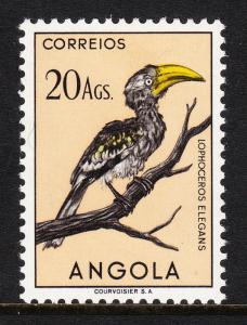 ANGOLA — SCOTT 352 — 1951 20A YELLOW-BILLED HORNBILL — MH — SCV $150.00