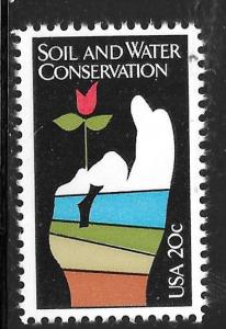USA 2074: 20c Soil and Water Conservation, single, MNH, VF