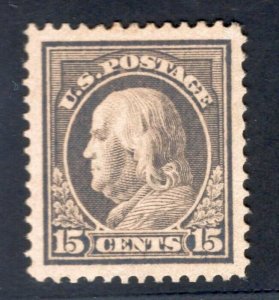 SCOTT #418 - MINT - XF/Superb-95 J- OGxlh -w/PF Cert. - SMQ $300