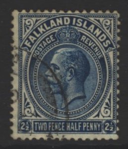 COLLECTION LOT 8822 FALKLAND ISLANDS #44 1921 CV+$20