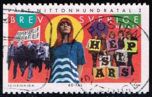 Sweden #2333 Protests and Hep Stars Band; Used (1.25)